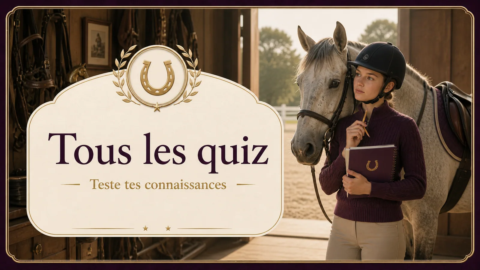 Tous les quiz équestres